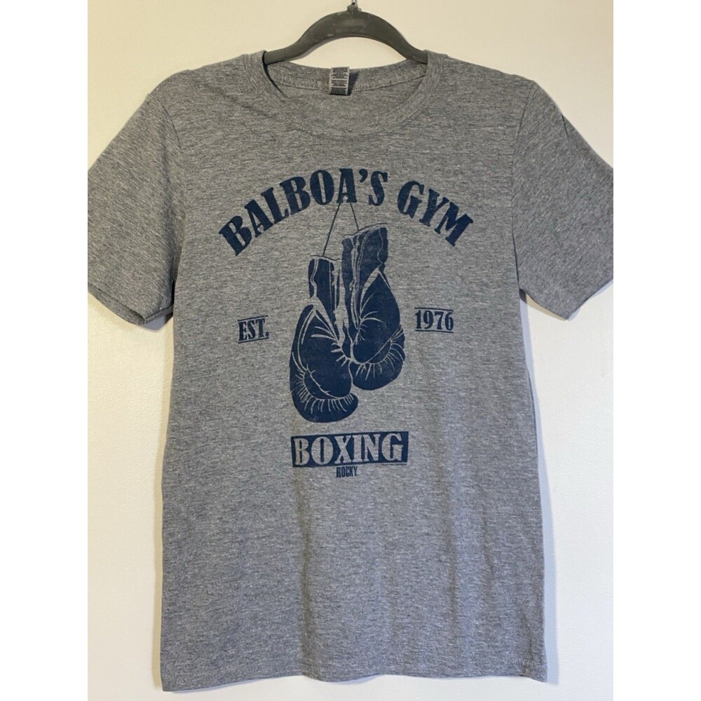 Rocky Balboa Boxing Gym Vintage Fighting Gloves 1976 T Shirt S